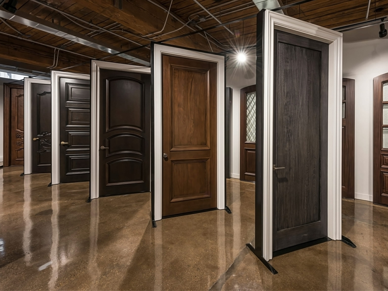 Cửa chịu nước màu đồng giả cổ sang trọng